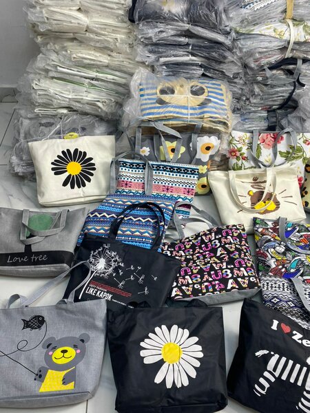 Tote bag imprimé coloré