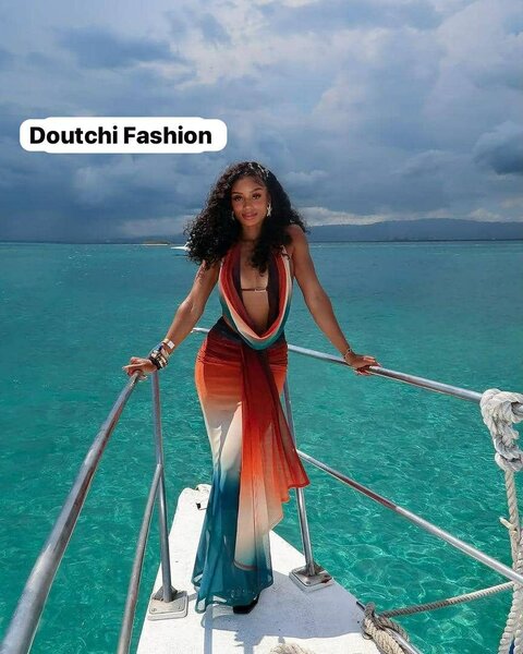 Robe de Plage Bohème