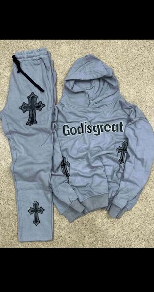 Survêtement Gris Style Urbain