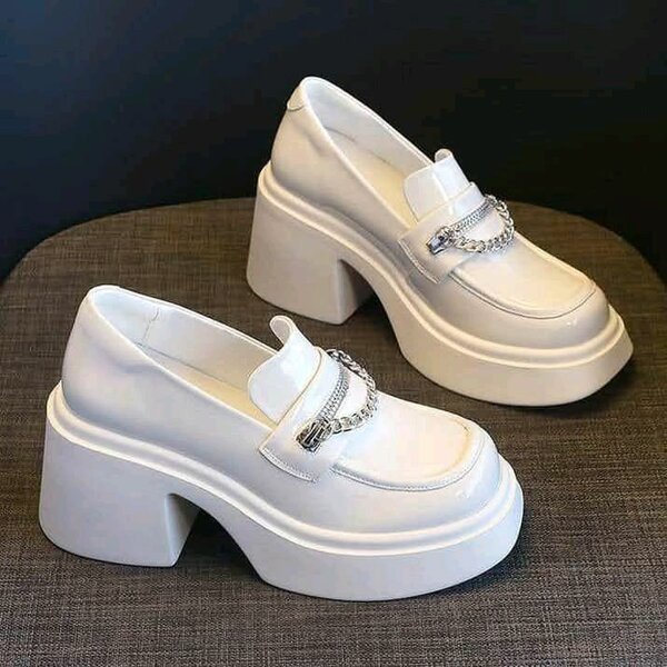 Mocassins à talon femme