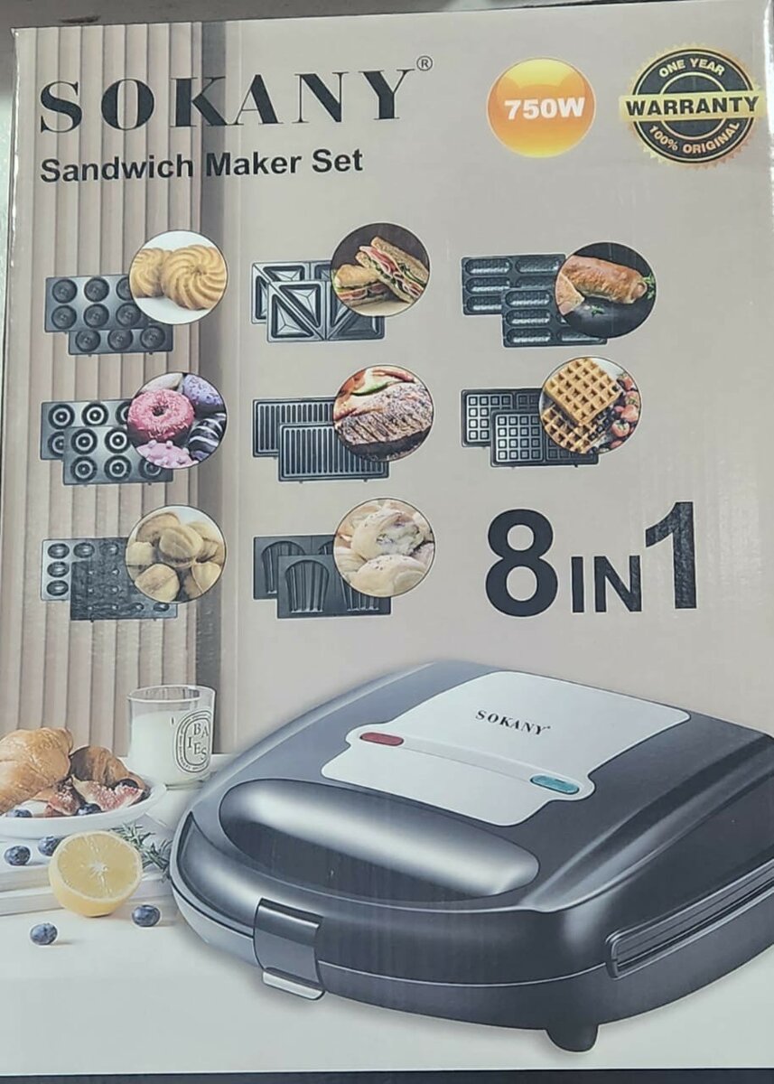 Sokany sandwich maker set