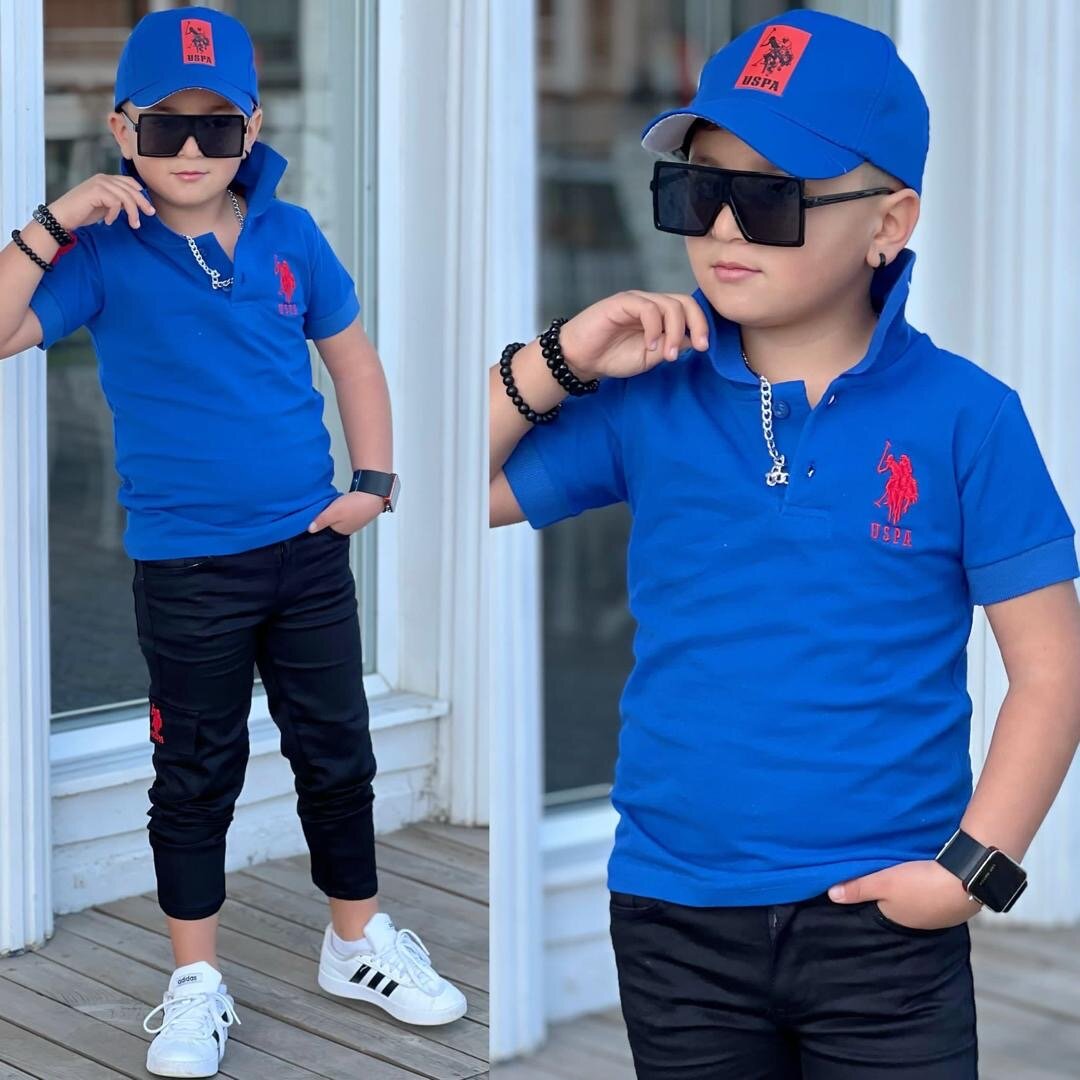 Robe chic tricolore enfant