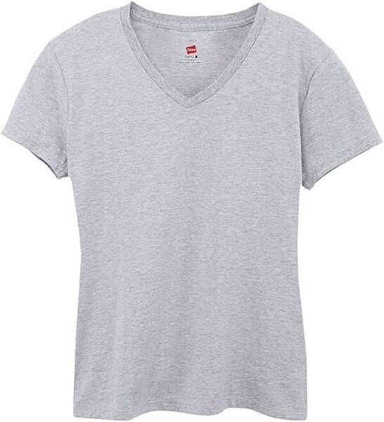 Heavy plain ash v neck
