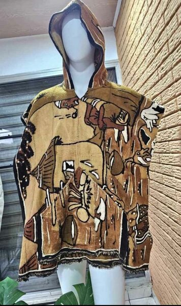 Poncho africain homme