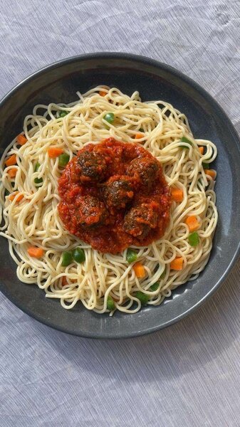 Spaghetti aux boulettes