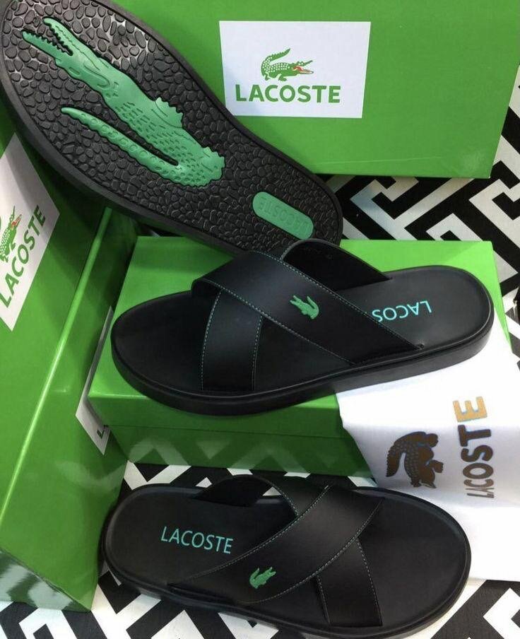 Mens Lacoste slippers