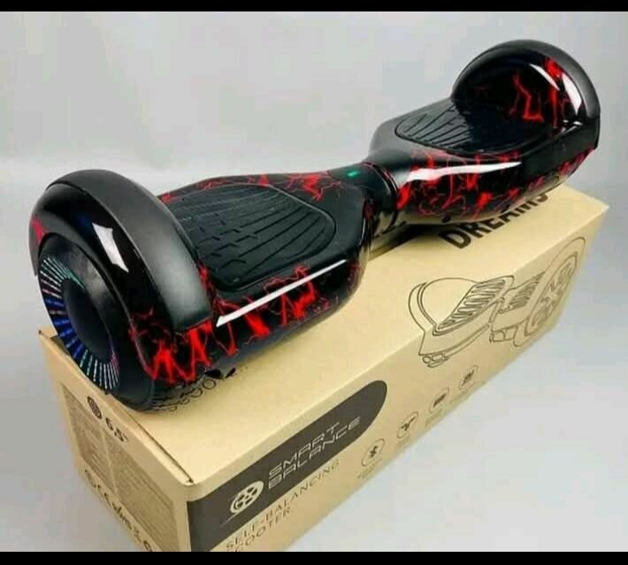 Hoverboard électrique rouge