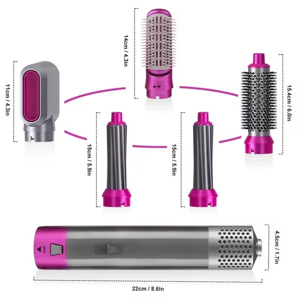 Lisseur professionnel 5 en 1