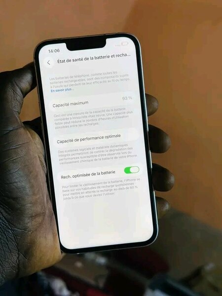 iPhone 256 Go Blanc Avec Garantie