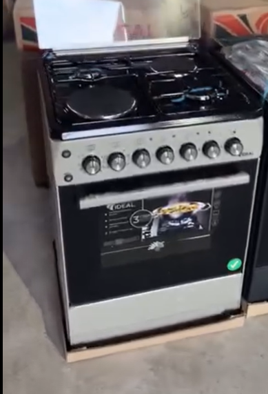 Идеал Газовая плита 2электро/2газ Расцветки; серый,черный 3 года гарантия Производство ; Турция