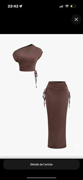 Robe deux pièces élégante