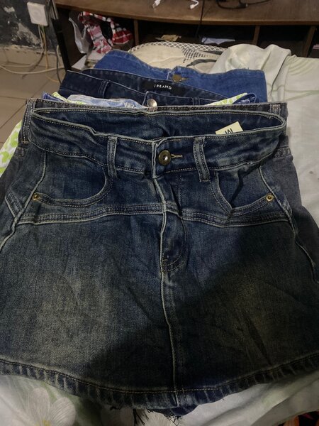 Jupe en jean décontractée