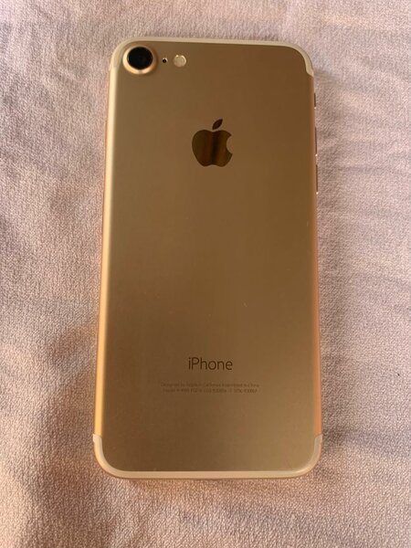 Gold iPhone 7
