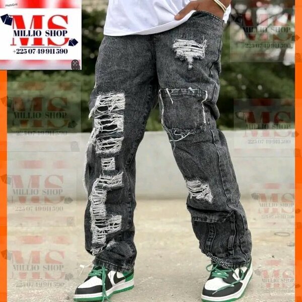 Jean décontracté streetwear