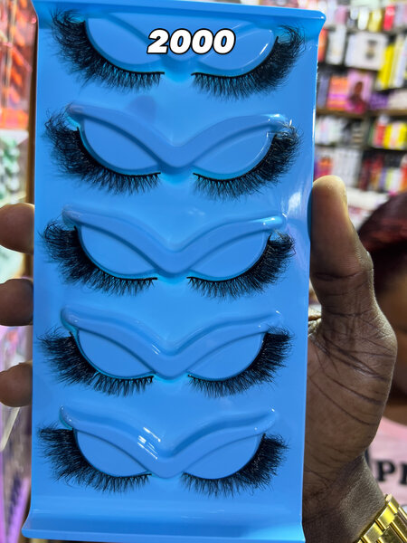 5 Pair Faux Eyelashes Set