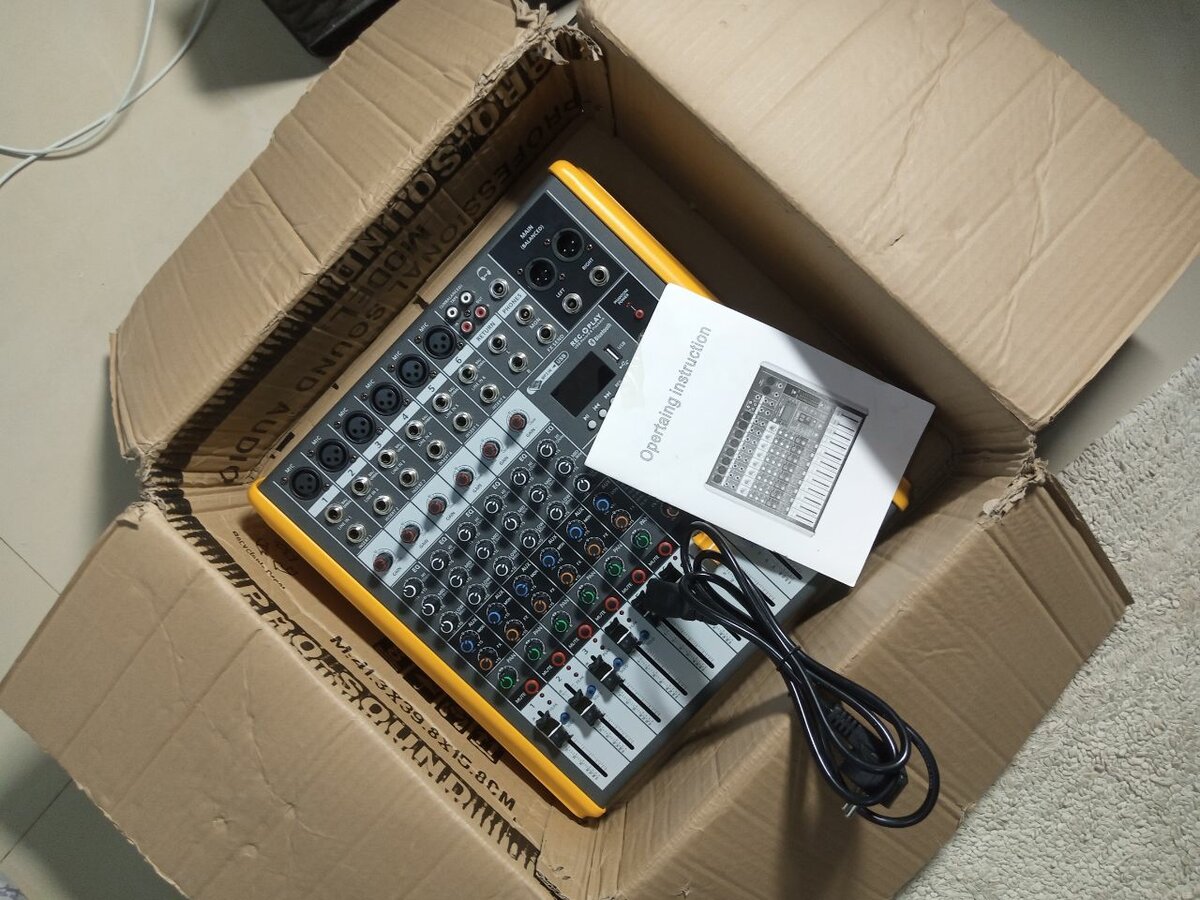 Professional Sound Audio Mixer Channel 6