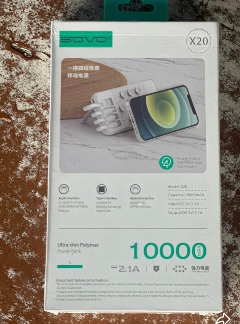 Chargeur Portable 10000mAh