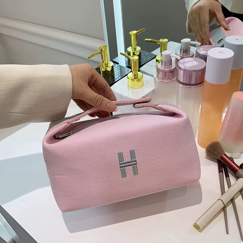 Trousse de maquillage rose H