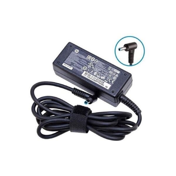 Chargeur HP ordinateur portable petit bout bleu + Câble alim
