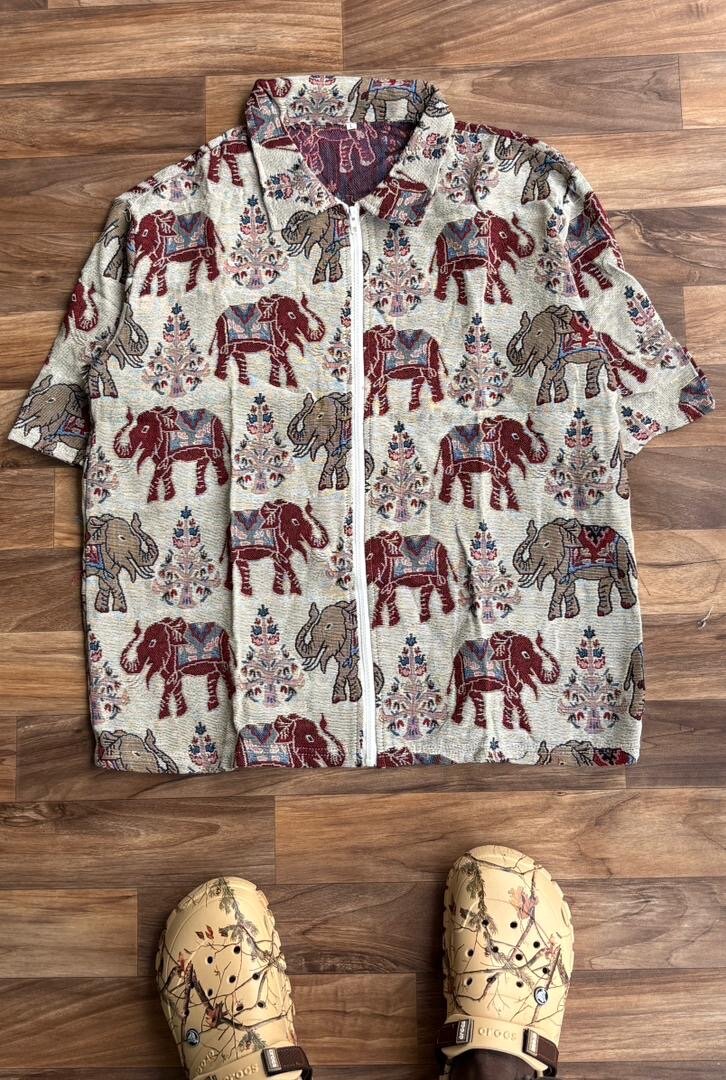 Chemise bohème imprimée