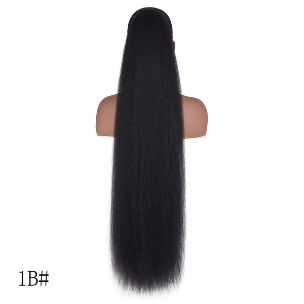 Queue longue synthétique noire