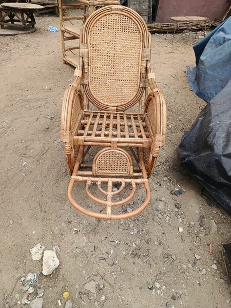 Chaise Longue en Rotin Confortable