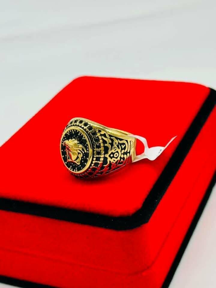 Bague or plaqué inoxydable et durable