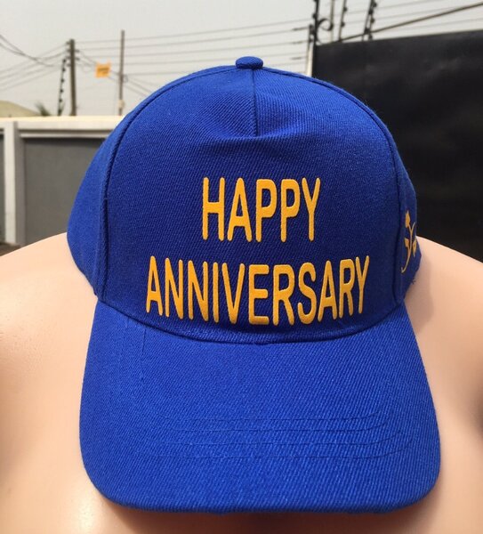Unisex Scripted Anniversary Cap