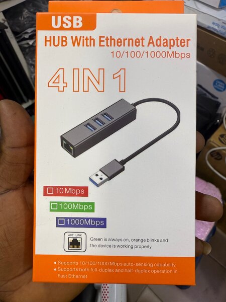 Adaptateur Ethernet 4 ports USB