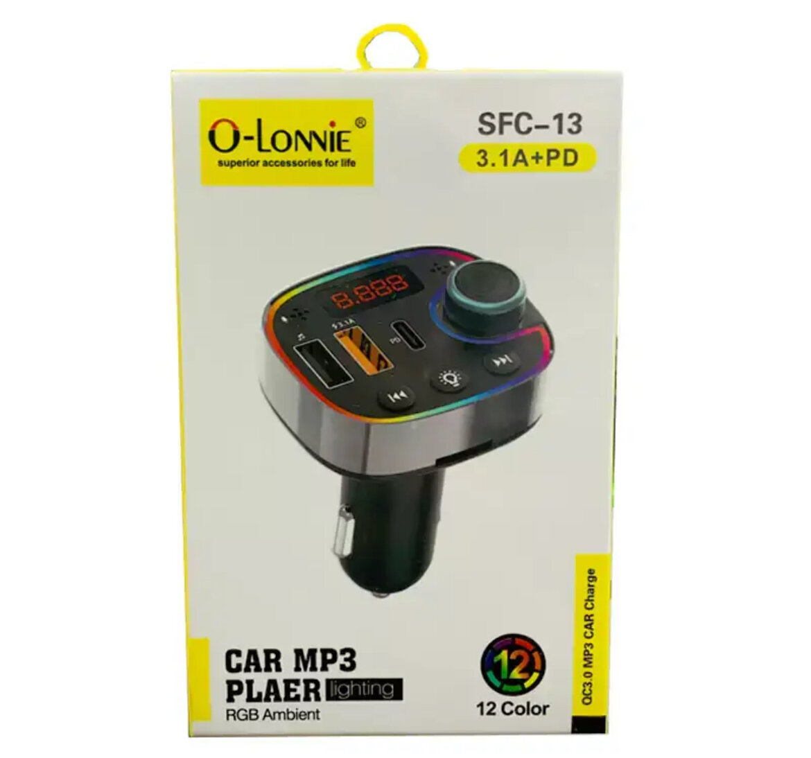 Chargeur MP3 voiture O-LONNIE