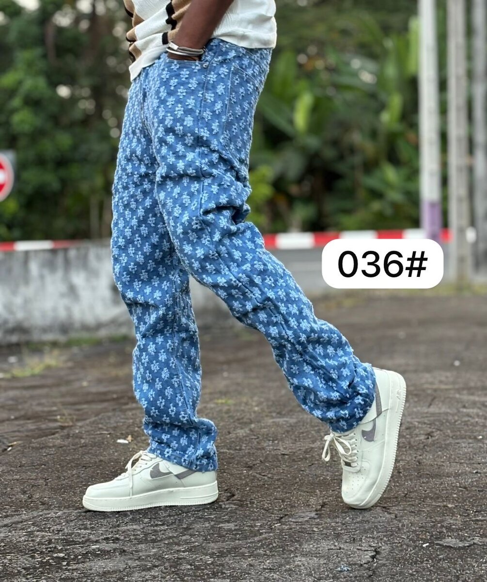 Pantalon décontracté imprimé