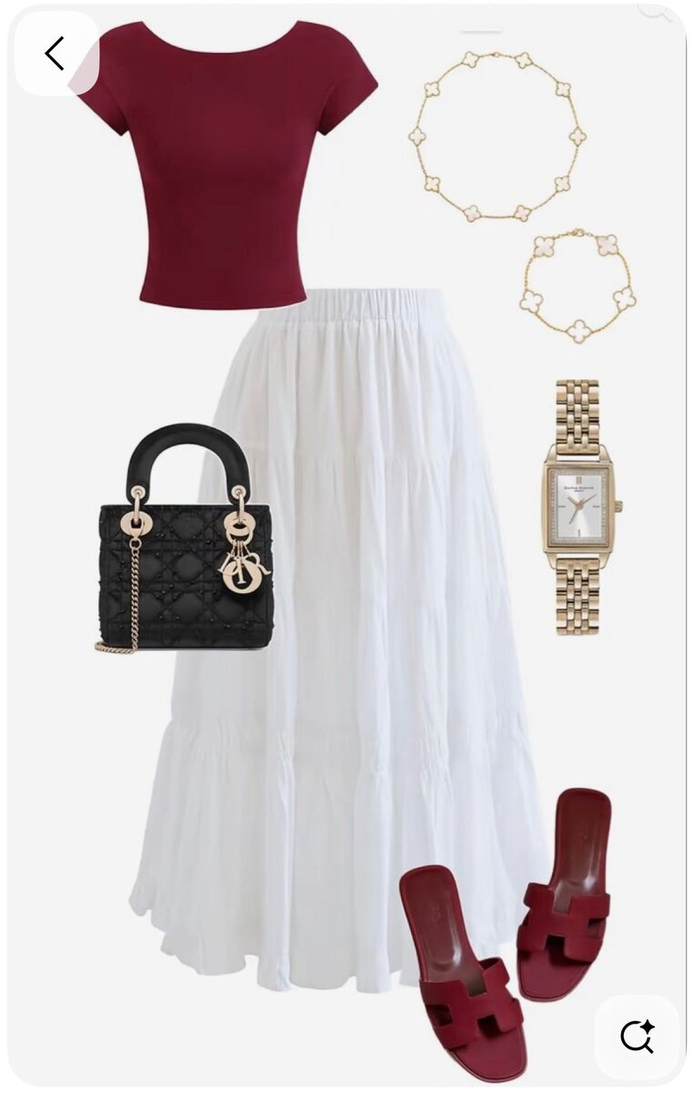 Jupe mi-longue élégante pour femme