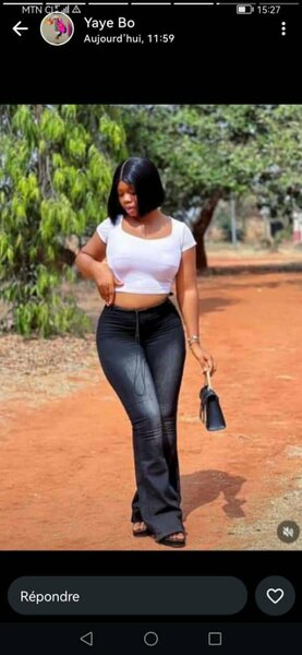 Pantalons en denim tendance