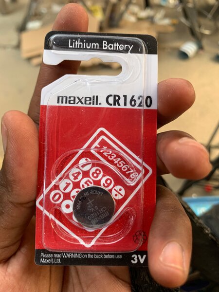 Pile Lithium Maxell CR1620