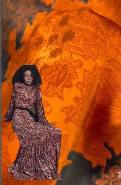 Красивый натуральный шёлк шифон