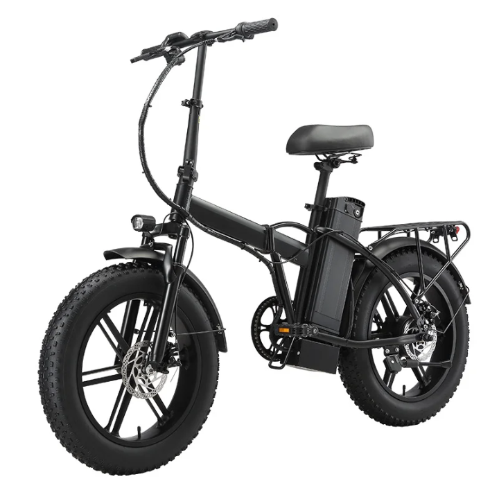 Vélo Électrique Pliable Noir