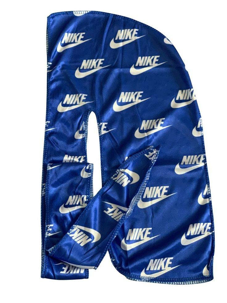 Durag en satin Nike bleu