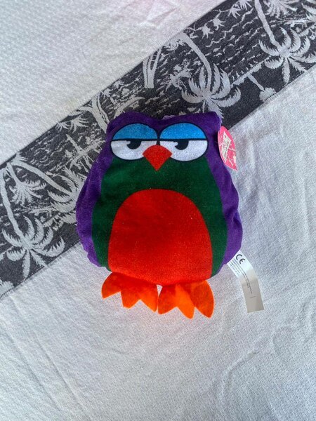 Peluche Hibou Coloré Amusant