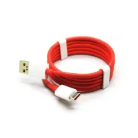 100% Original OnePlus 6A Warp Charging Data Cable | USB To Type-C Cable - Fast Charging Compatible With All Smartphone Devices