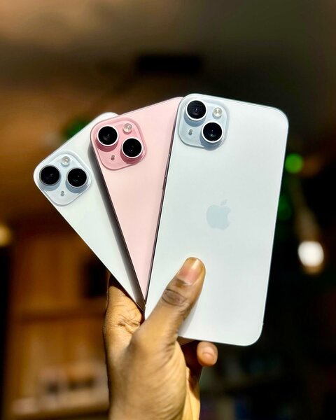 iPhone 15 - Couleurs variées