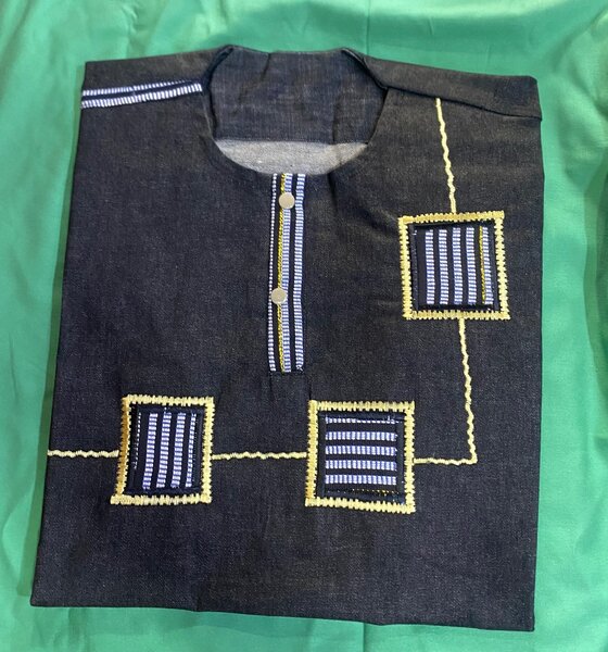 Chemise traditionnelle brodée homme