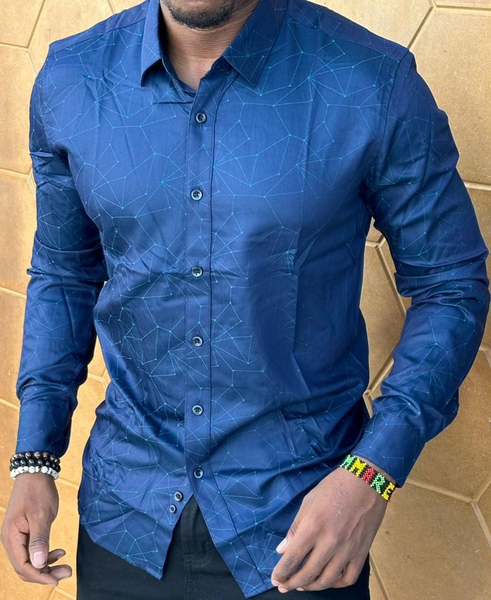 Chemise bleu