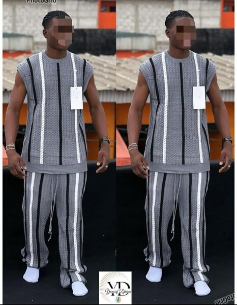 Ensemble homme chic tricoté