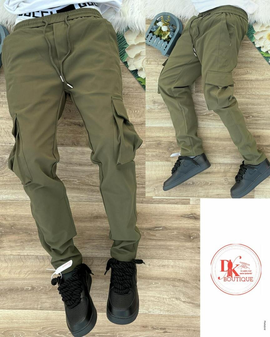 Pantalons cargo tendance homme