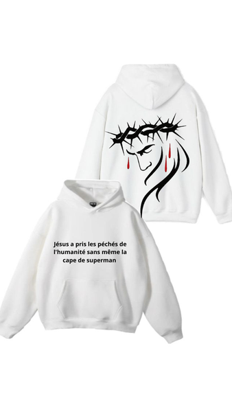 Sweat à Capuche Graphique