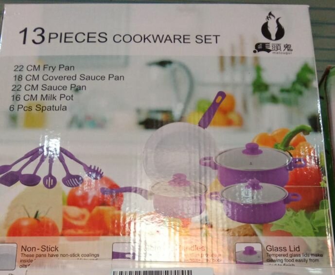 Ensemble de Batterie de Cuisine 13 Pièces