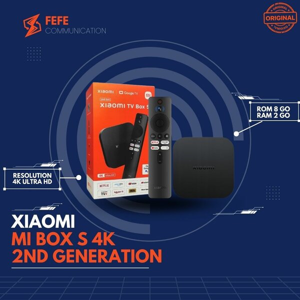 Xiaomi Mi TV Box S 4K Ultra HD - 2nd Génération