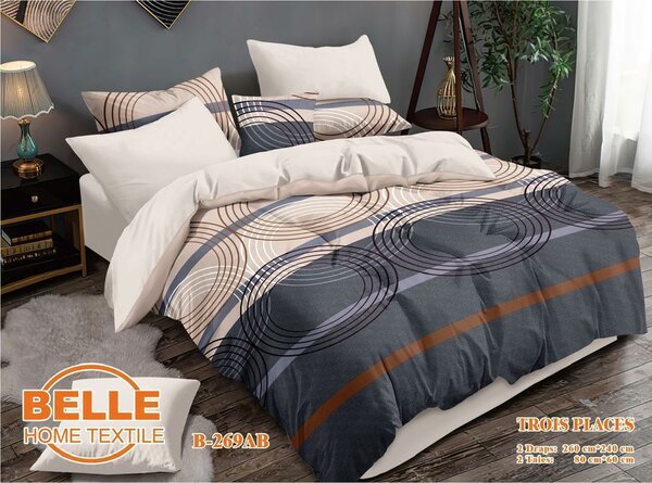 Parure de lit BELLE à motifs