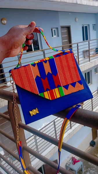 Sac coloré à motif africain