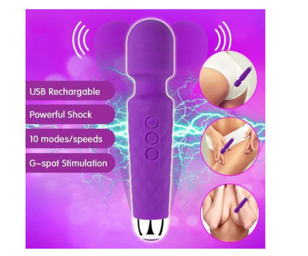 Vibromasseur puissant rechargeable USB